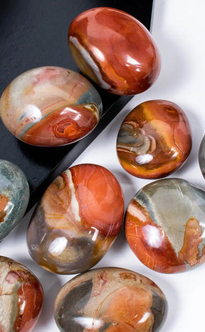 Polychrome Jasper Palm Stone-Crystals-Tragic Beautiful