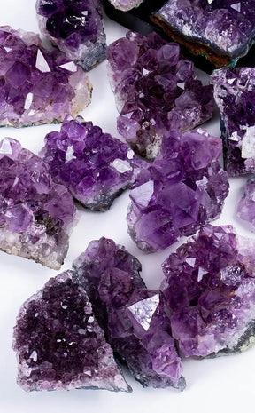 Premium Dark Amethyst Clusters From Brazil-Crystals-Tragic Beautiful