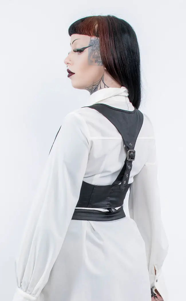 Premonition Underbust Leather Harness