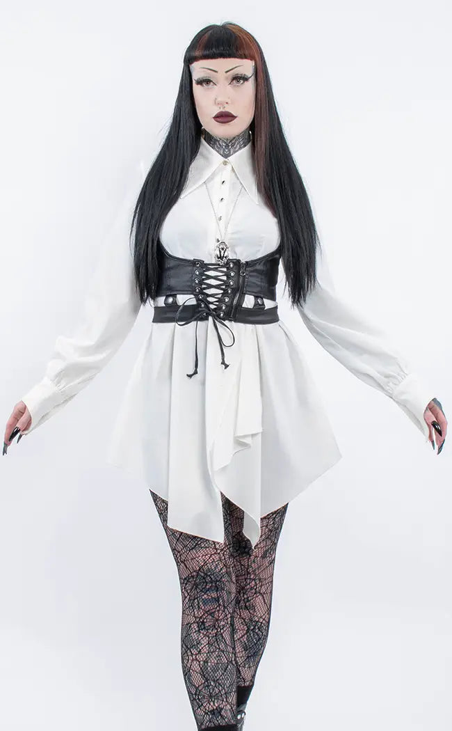 Premonition Underbust Leather Harness