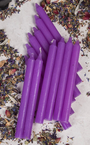 Purple Candles | 6 or 12 Pack-Candles-Tragic Beautiful