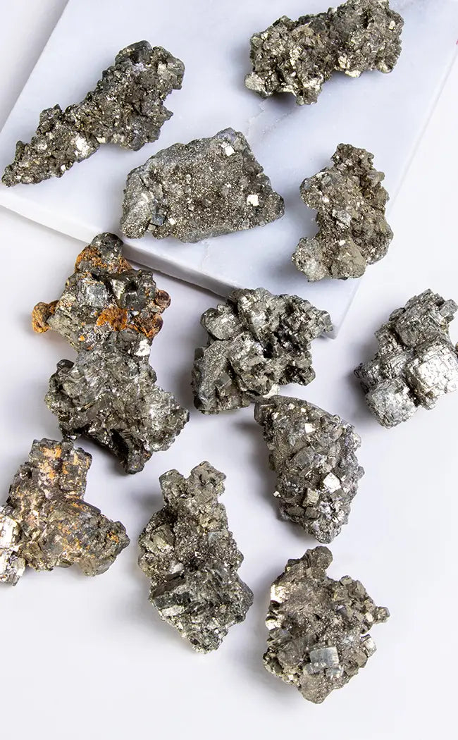 Pyrite Small Rough Pyrite Raw Rough Chunks | Shop Crystal Balls Australia