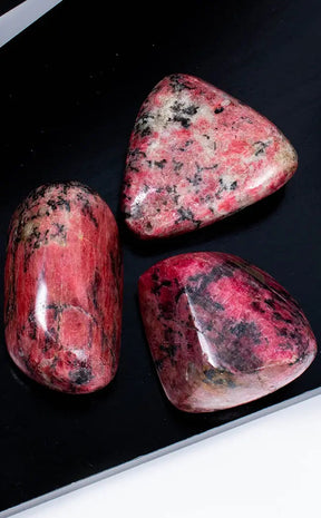 RARE Red Rhodonite Freeform-Crystals-Tragic Beautiful
