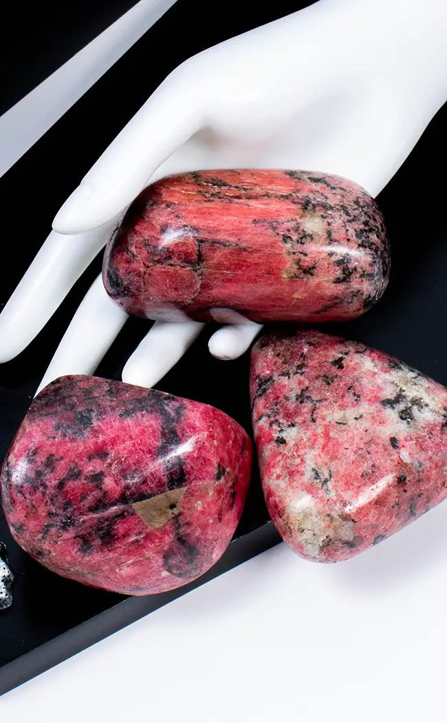 Red Rhodonite Freeform | Shop Crystals & Witchcraft