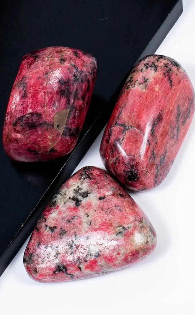 Red Rhodonite Freeform | Shop Crystals & Witchcraft