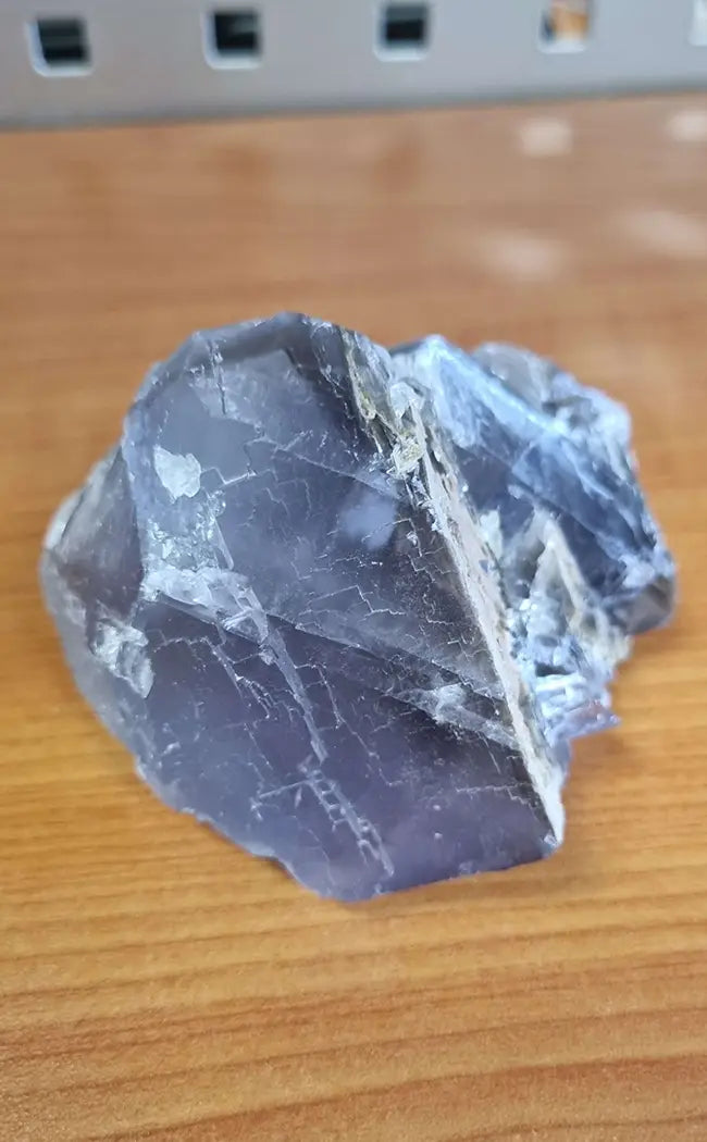 Rare Blue Grey Natural Cubed Fluorite  | #1 | 342gm