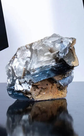 Rare Blue Grey Natural Cubed Fluorite  | #1 | 342gm