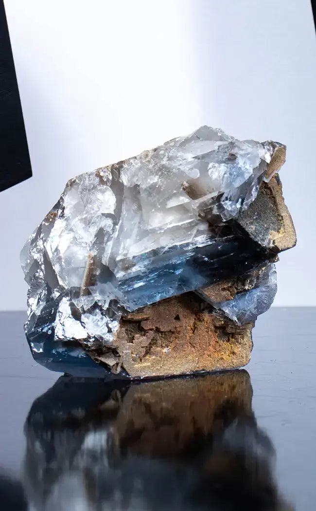 Rare Blue Grey Natural Cubed Fluorite | #1 | 342gm-Crystals-Tragic Beautiful