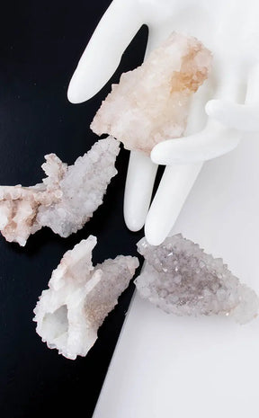 Rare Hollow Finger Spirit Quartz Fairy Quartz Clusters-Crystals-Tragic Beautiful