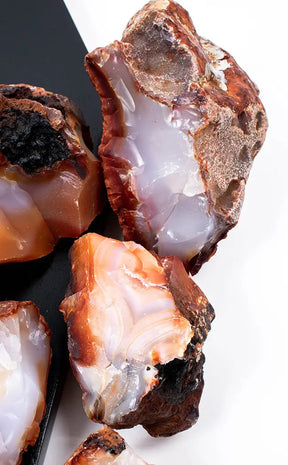 Raw Rough Carnelian Chunks-Crystals-Tragic Beautiful