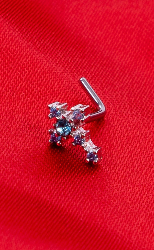 Requilary Nose Stud [Blue]