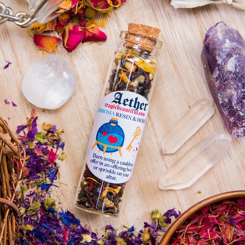Resin Incense Blend | Ambrosia | Small-Aether-Tragic Beautiful
