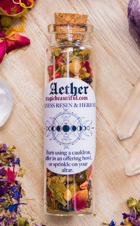 Resin Incense Blend | Darkness | Small-Aether-Tragic Beautiful