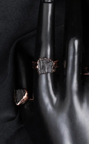 Protection Spell Black Tourmaline Ring