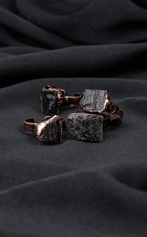 Protection Spell Black Tourmaline Ring