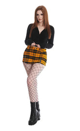 Rochelle Check Mini Skirt-Banned Apparel-Tragic Beautiful