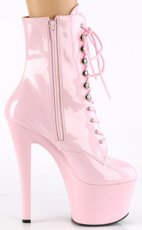 SKY-1020 Baby Pink Ankle Boots-Pleaser-Tragic Beautiful
