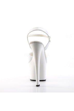 SKY-309 White Patent Heels-Pleaser-Tragic Beautiful
