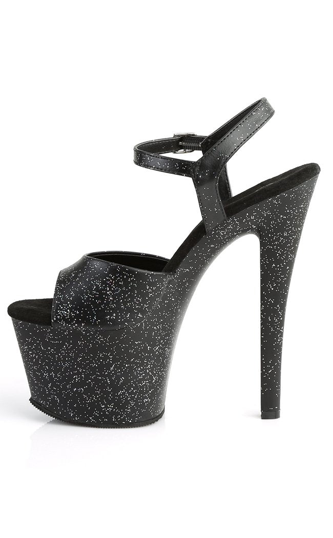 SKY-309MMG Black Matte Heels-Pleaser-Tragic Beautiful