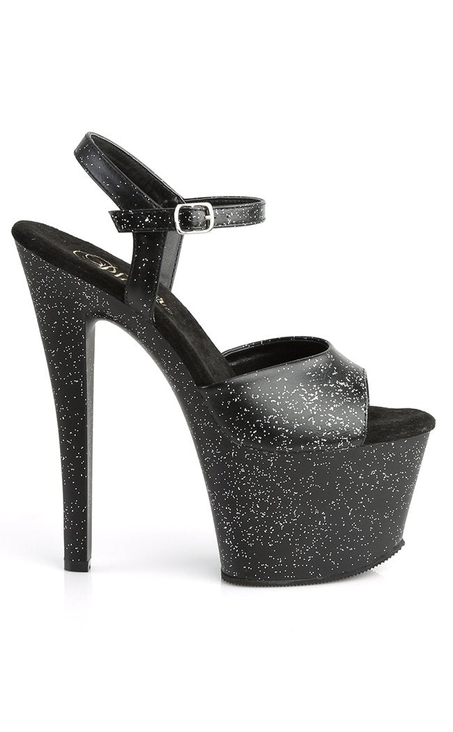 SKY-309MMG Black Matte Heels-Pleaser-Tragic Beautiful