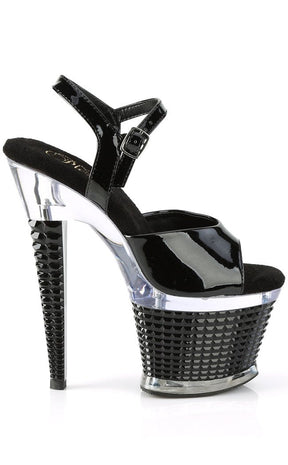SPECTATOR-709 Black Matte Ankle Boots-Pleaser-Tragic Beautiful