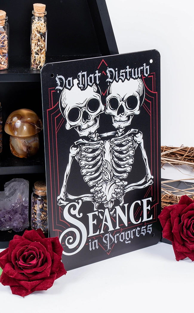 Seance In Progess Tin Sign