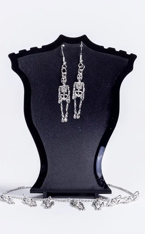Six Feet Under Necklace and Earrings Set-Burn Book Inc-Tragic Beautiful