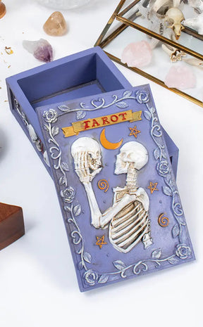 Skeleton Trinket/Tarot Box-Witchcraft Supplies-Tragic Beautiful