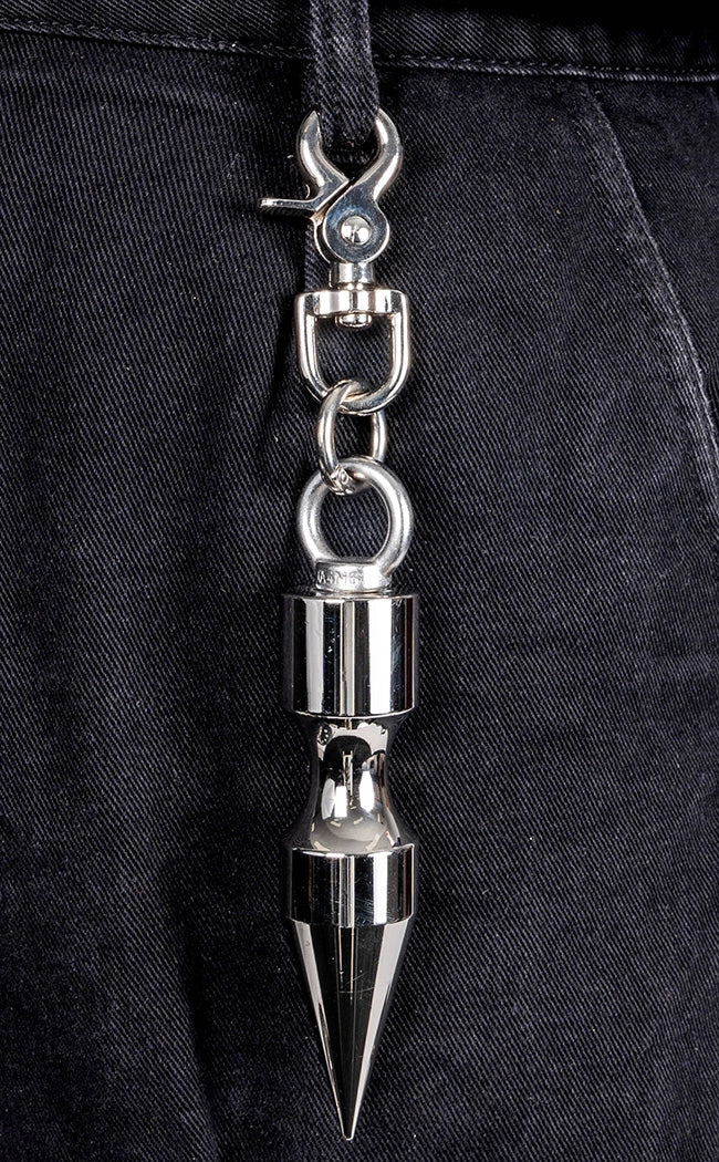 Slash & Gash Massive Spike Key Ring / Belt Chain