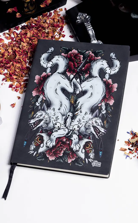 Spirit Wolf Notebook-Drop Dead Gorgeous-Tragic Beautiful