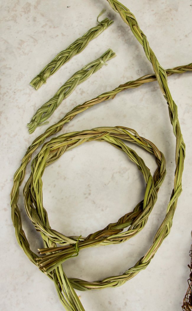 Sweetgrass Smudge Rope 75cm-Incense-Tragic Beautiful