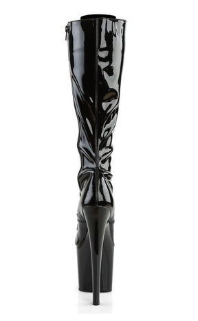 TABOO-2023 Black Knee High Boots-Pleaser-Tragic Beautiful