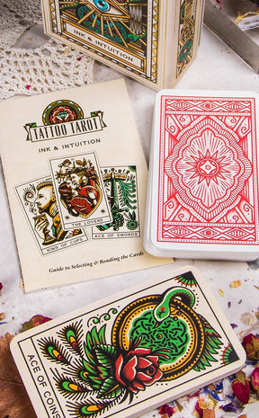 Tattoo Tarot Ink & Intuition-Occult Books-Tragic Beautiful