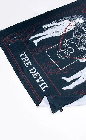 The Devil Tarot Card Gym Towel