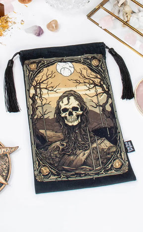 The Grim Keeper Velvet Tarot Bag-Drop Dead Gorgeous-Tragic Beautiful