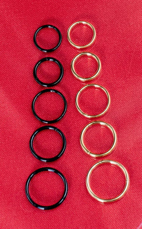 Titanium Septum Ring | Black-Impaler-Tragic Beautiful