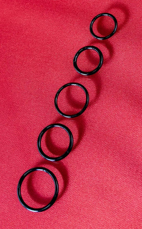 Titanium Septum Ring | Black-Impaler-Tragic Beautiful