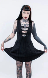 Tormentor Mini Dress-Punk Rave-Tragic Beautiful