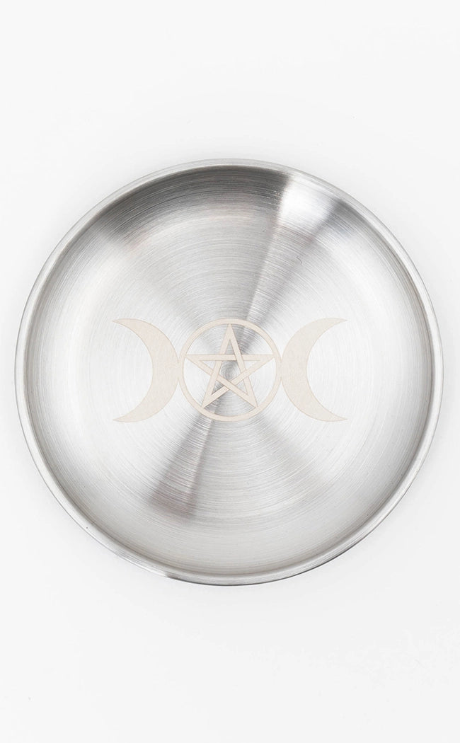 Triple Moon Aluminium Offering Plate