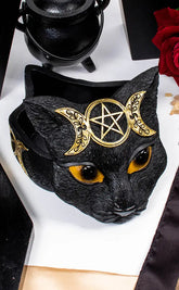 Triple Moon Cat Trinket Box-Homewares-Tragic Beautiful