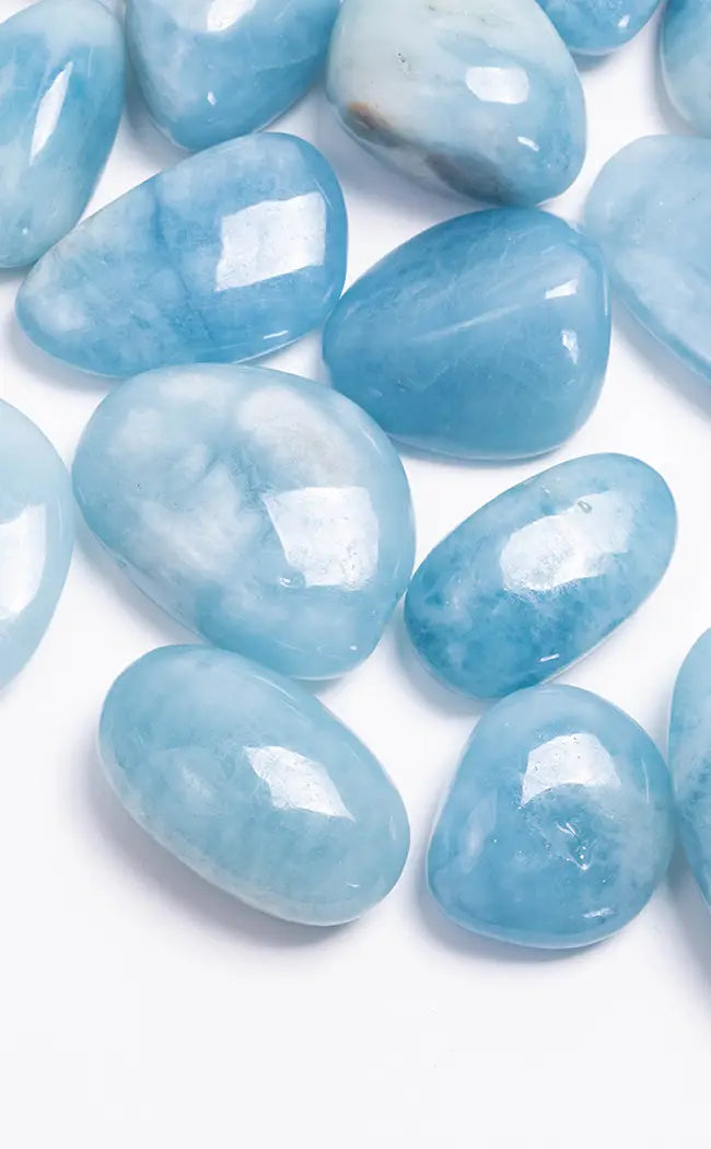 Tumbled Crystals | Aquamarine-Crystals-Tragic Beautiful