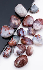 Tumbled Crystals | Red Agate XL Premium-Tumble Stones-Tragic Beautiful
