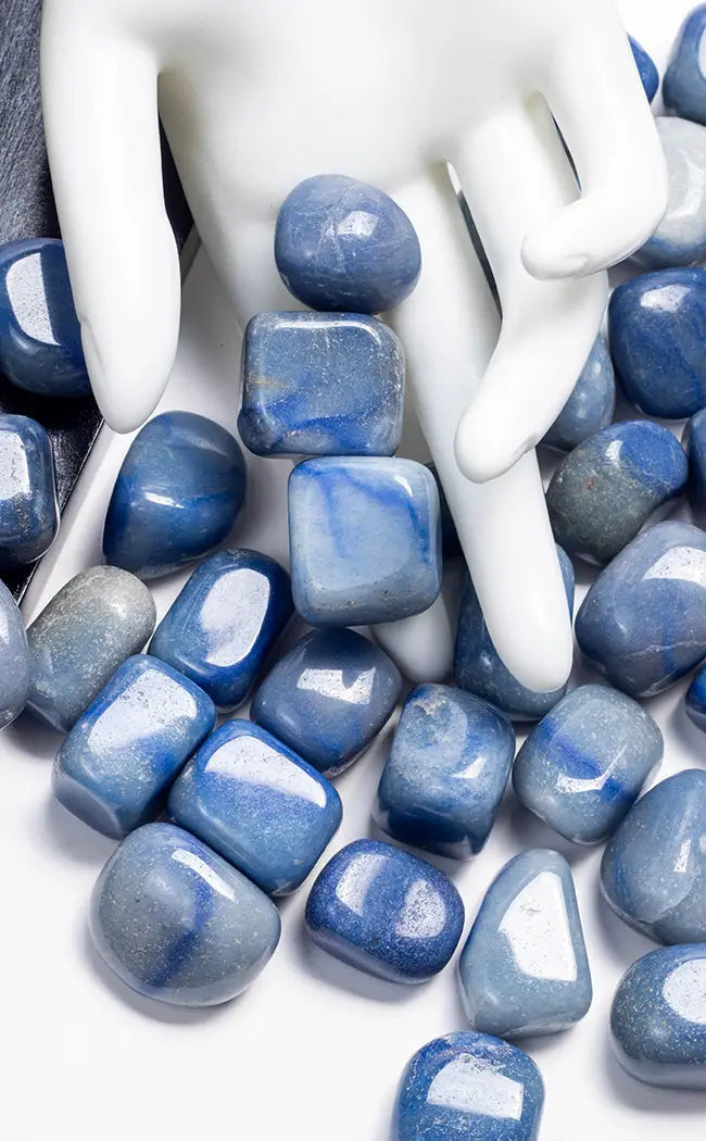 Tumbled Stones | Blue Aventurine-Crystals-Tragic Beautiful