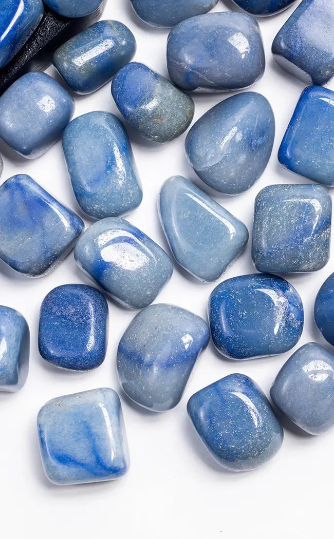 Blue Vane Rocks Blue Aventurine Tumbled Stones | Shop Genuine Crystals in Australia