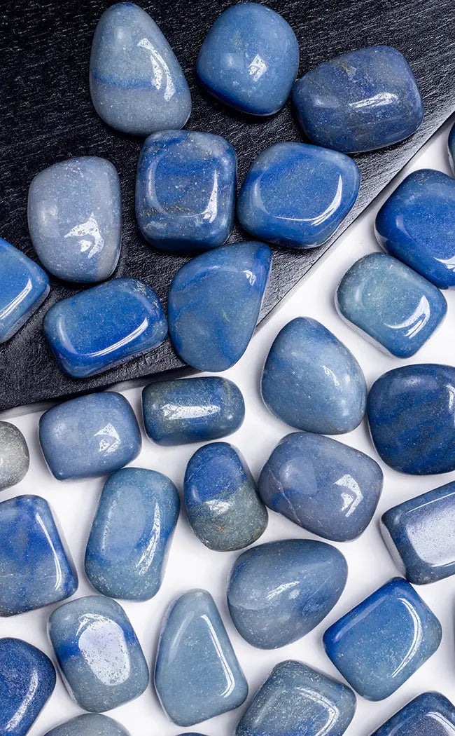 Tumbled Stones | Blue Aventurine-Crystals-Tragic Beautiful