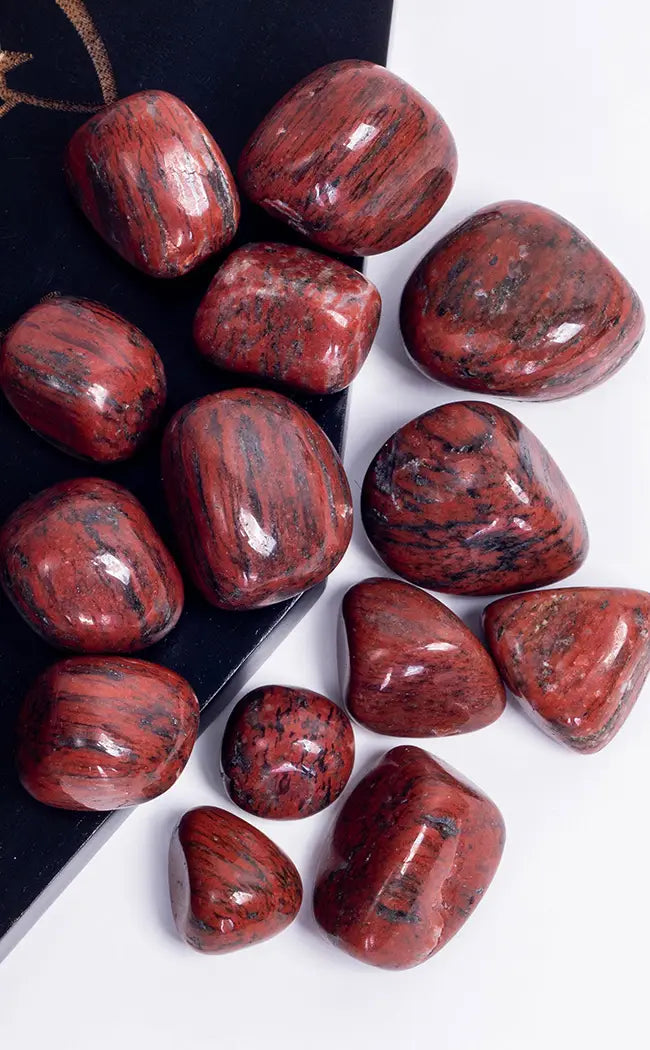 Tumbled Stones | Brecciated Jasper-Tumble Stones-Tragic Beautiful