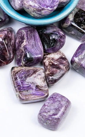 Tumbled Stones | Charoite-Crystals-Tragic Beautiful