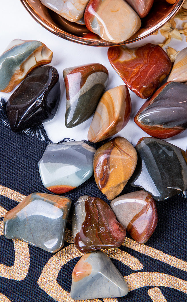 Tumbled Stones | Desert Jasper-Crystals-Tragic Beautiful