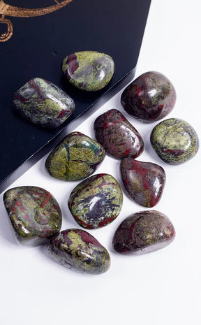 Tumbled Stones | Dragon Blood Jasper XL-Tumble Stones-Tragic Beautiful