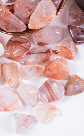 Tumbled Stones | Fire Quartz-Crystals-Tragic Beautiful